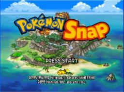 Pokemon Snap Station Title Screen